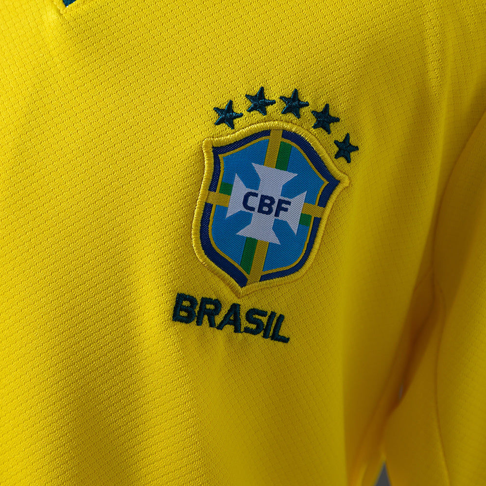 Conjunto Infantil Feminino Brasil 2026 Copa do Mundo I Torcedor