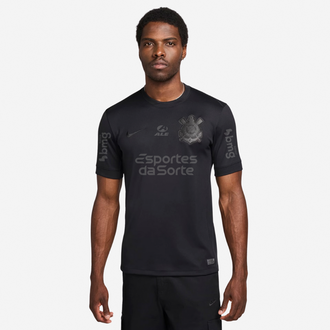 Camisa Corinthians 2024/25 II Torcedor Com Patrocínios