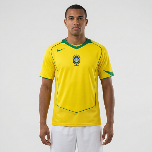 Camisa Retrô Brasil 2004 Torcedor