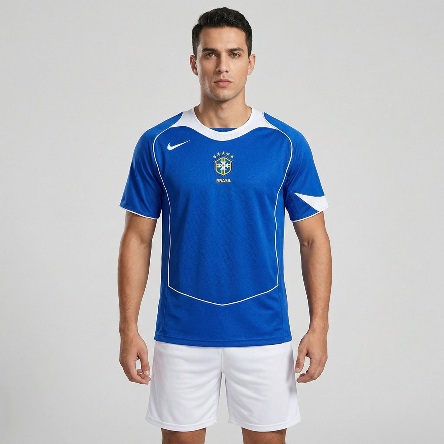 Camisa Retrô Brasil 2004/05 Masculina